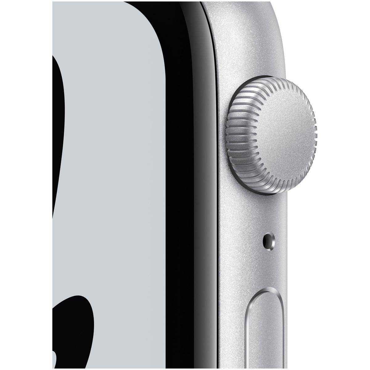 Умные часы Apple Watch SE 40mm Aluminum Case with Nike Sport Band (Цвет: Silver /  Pure Platinum / Black)