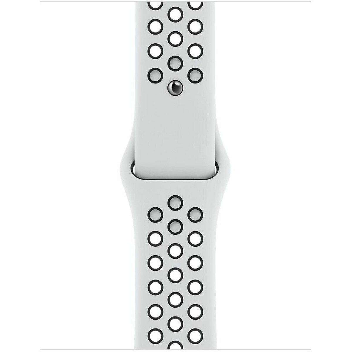 Умные часы Apple Watch SE 40mm Aluminum Case with Nike Sport Band (Цвет: Silver /  Pure Platinum / Black)
