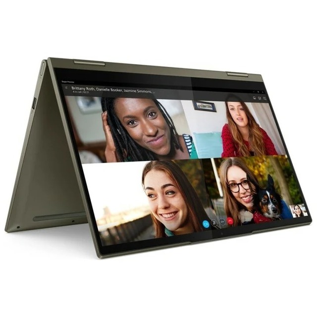 Ноутбук-Трансформер Lenovo Yoga 7 14ITL5 Core i7 1165G7 16Gb SSD1Tb Intel Iris Xe Graphics 14 Touch FHD (1920x1080) Windows 11 d.green WiFi BT Cam