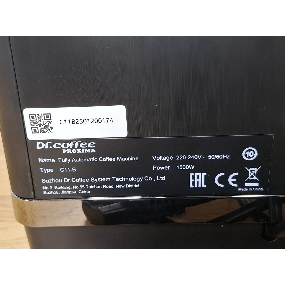 Кофемашина Dr.coffee Proxima C11, черный