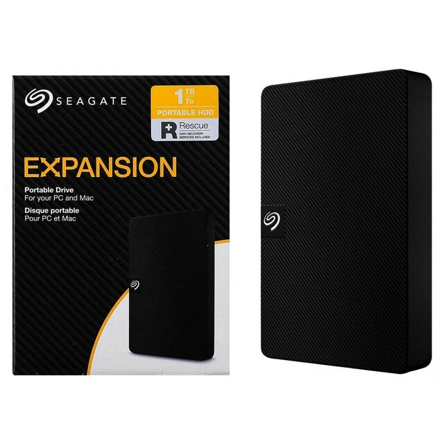 Жесткий диск Seagate Expansion USB 3.0 1Tb STKM1000400, черный