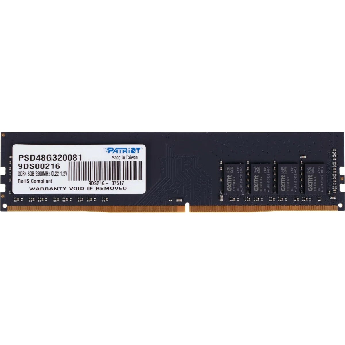 Память DDR4 8Gb 3200MHz Patriot PSD48G320081