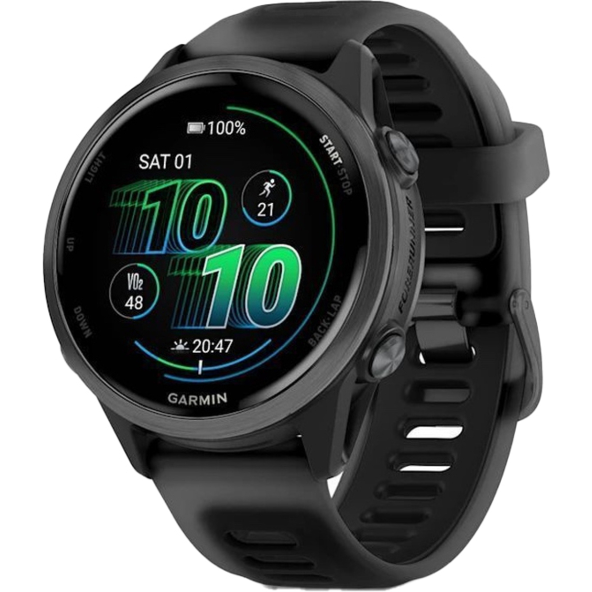 Умные часы Garmin Forerunner 570 42mm, черный
