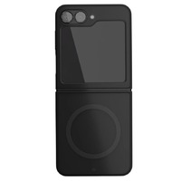 Чехол-накладка VLP Moon Сase MagSafe для смартфона Samsung Galaxy Z Flip 6 (Цвет: Black)