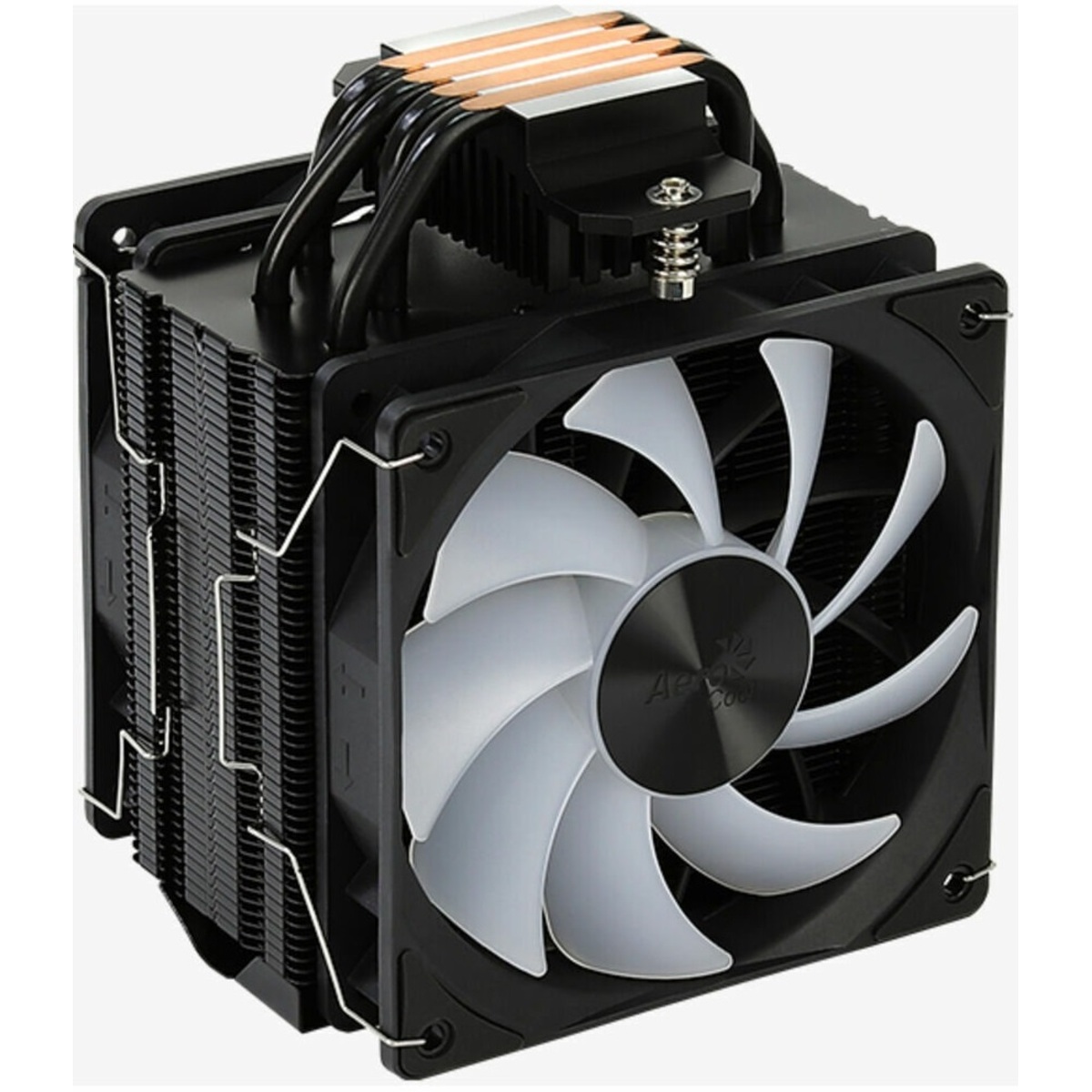 Устройство охлаждения(кулер) Aerocool Rime 4 Dual Soc-AM5/AM4/1151/1200/2066/1700 4-pin Al 250W LED Ret