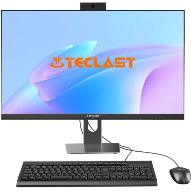 Моноблок Teclast T24 Air (Core i5 14450HX 2.4Ghz/16Gb DDR4/SSD512Gb/Intel UHD Graphics/23.8 /IPS/FHD (1920x1080)/Windows 11 Pro/keyboard+mouse/black/WiFi/BT/Cam) 