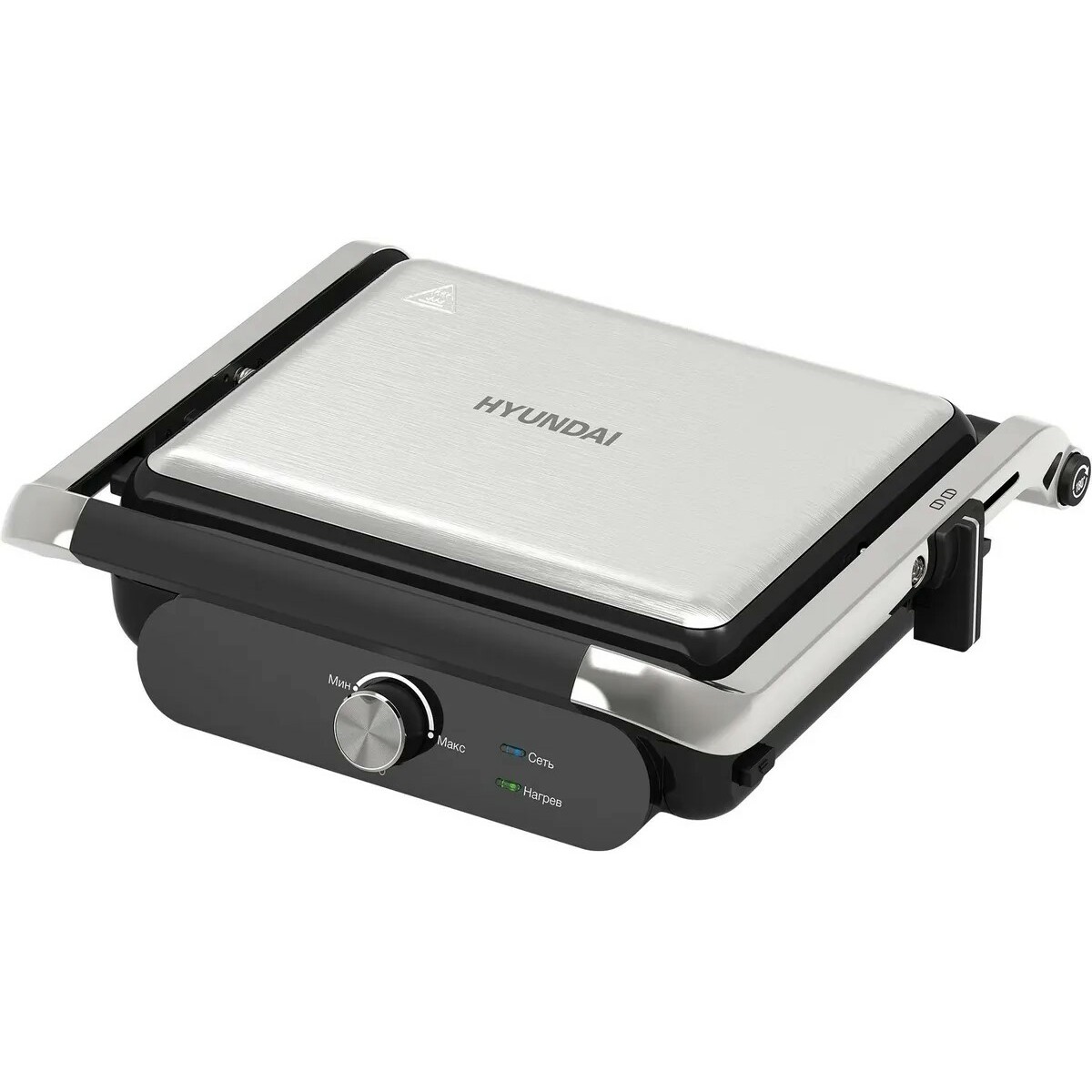 Электрогриль Hyundai HYG-3041 (Цвет: Black / Silver)