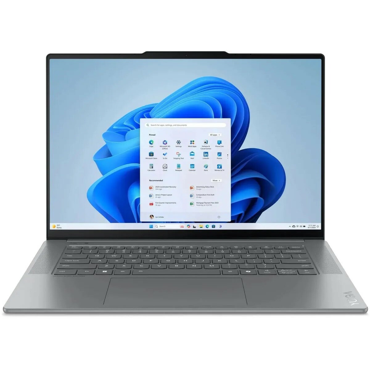 Ноутбук Lenovo Yoga Slim7 15ILL9 (Core Ultra 7 256V / 16Gb LPDDR5x / SSD1Tb / Intel Arc 140V / 15.3