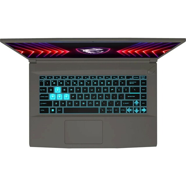 Ноутбук MSI Thin 15 B12UCX-3061XRU (Core i7 12650H/16Gb DDR4/SSD512Gb/NVIDIA GeForce RTX 2050 4Gb/15.6 /noOS/gray) (9S7-16R831-3061)