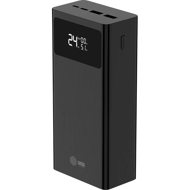 Внешний аккумулятор Cactus CS-PBFSKA-30000 30000mAh, черный