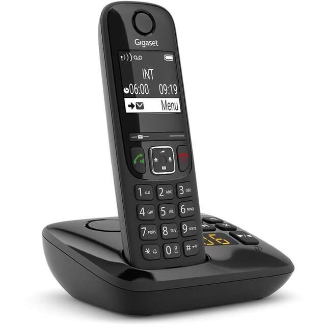 Радиотелефон Dect Gigaset AS690A, черный