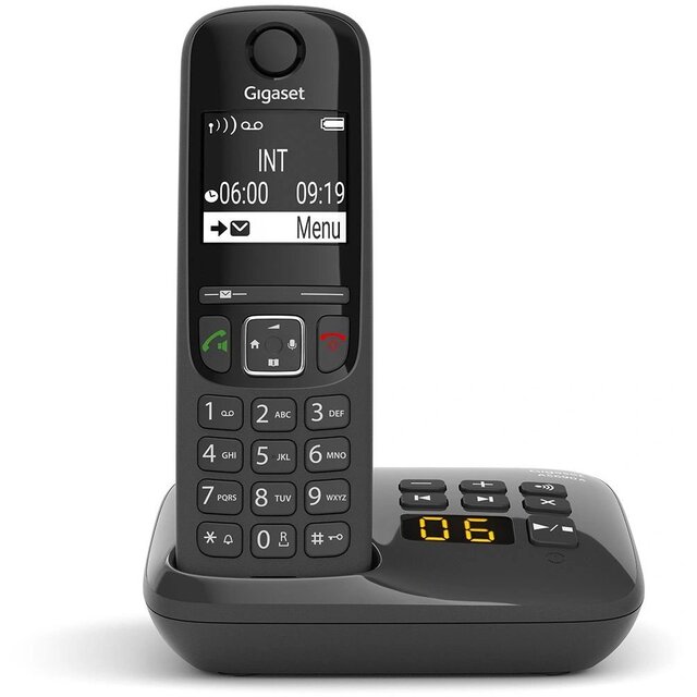 Радиотелефон Dect Gigaset AS690A, черный