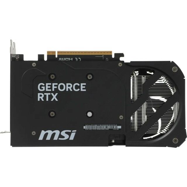 Видеокарта MSI GeForce RTX 5060TI SHADOW 2X OC PLUS 16Gb 