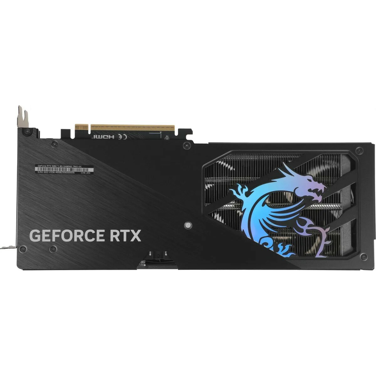 Видеокарта MSI GeForce RTX 5060TI GAMING TRIO OC 8Gb 