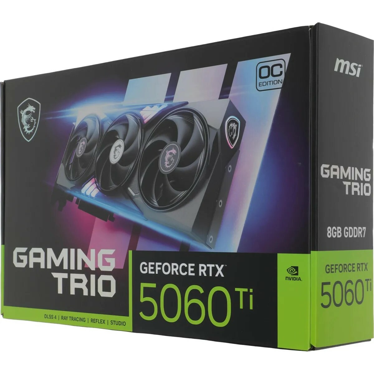 Видеокарта MSI GeForce RTX 5060TI GAMING TRIO OC 8Gb 