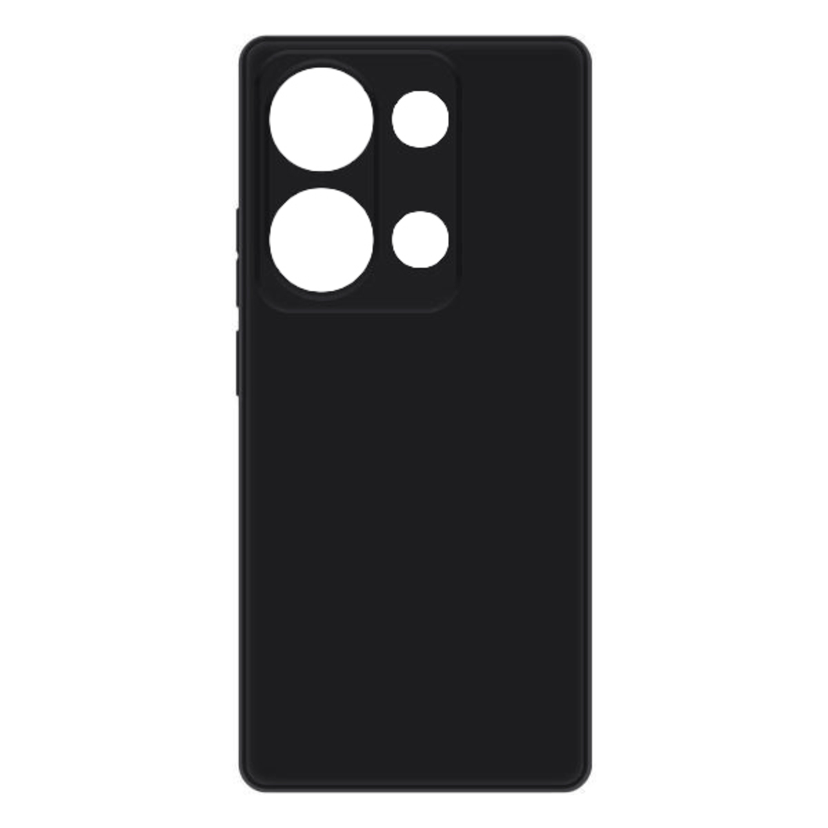 Чехол-накладка Borasco MicroFiber Case для смартфона Xiaomi Redmi Note 13 Pro 4G (Цвет: Black)