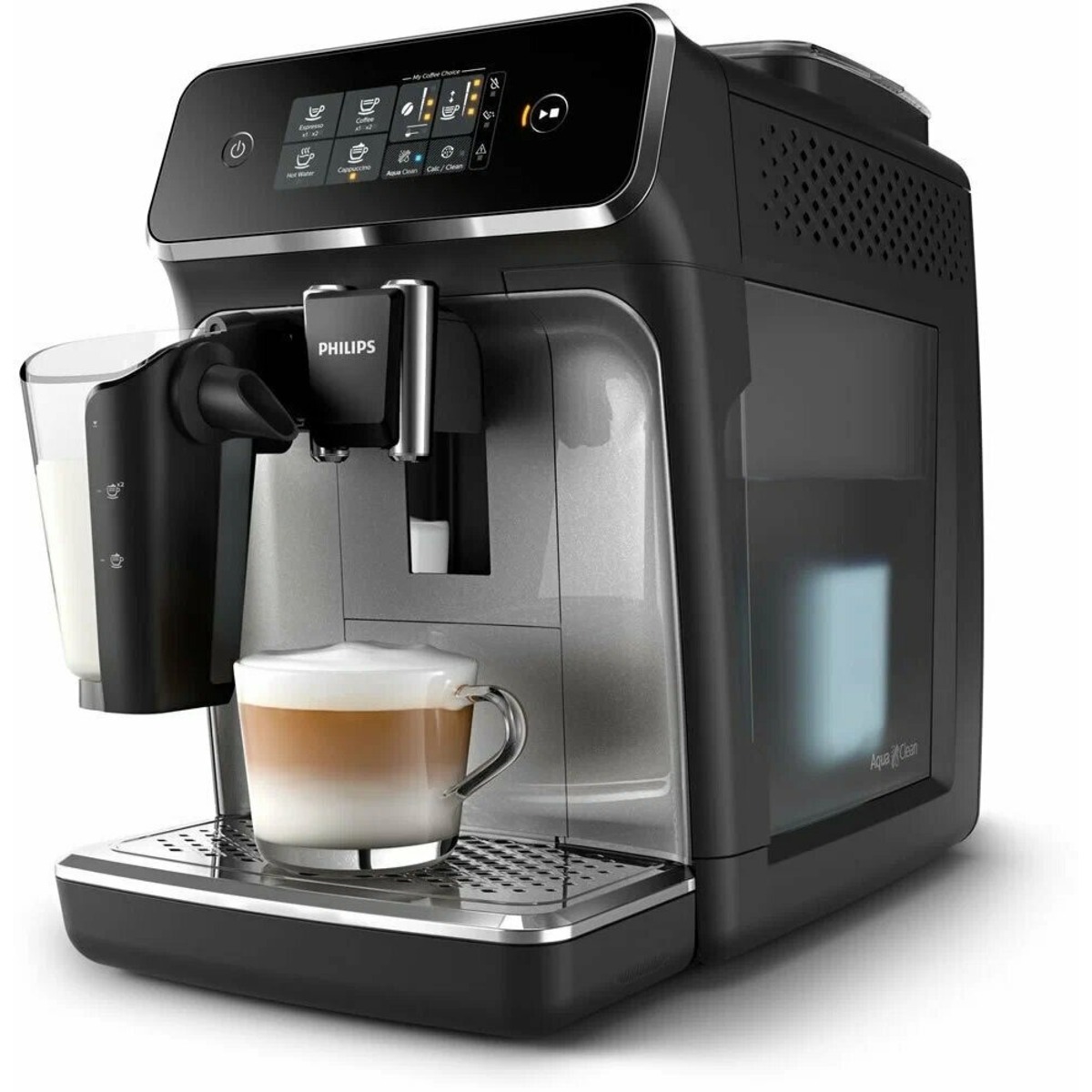 Кофемашина Philips LatteGo EP2236/40 (Цвет: Black/Silver)