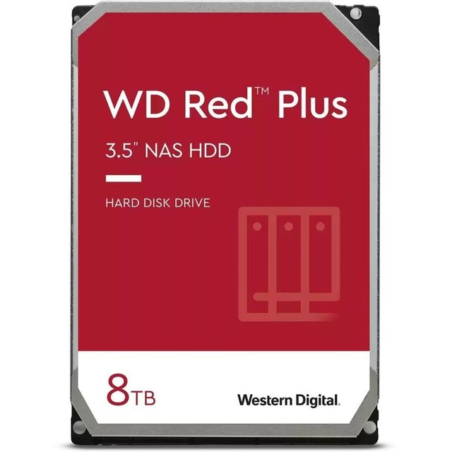 Жесткий диск Western Digital 8Tb WD80EFZZ Red Plus