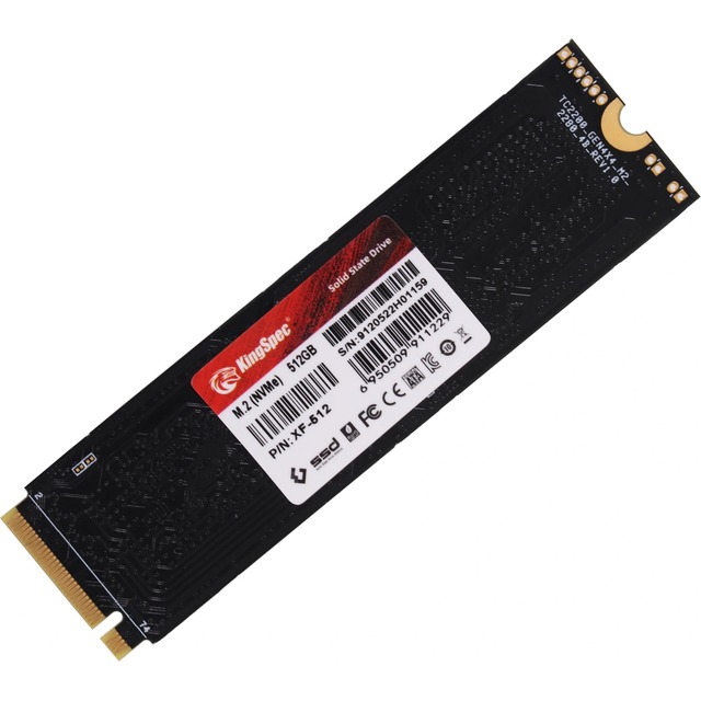 Накопитель SSD Kingspec PCI-E 4.0 x4 512Gb XF-512