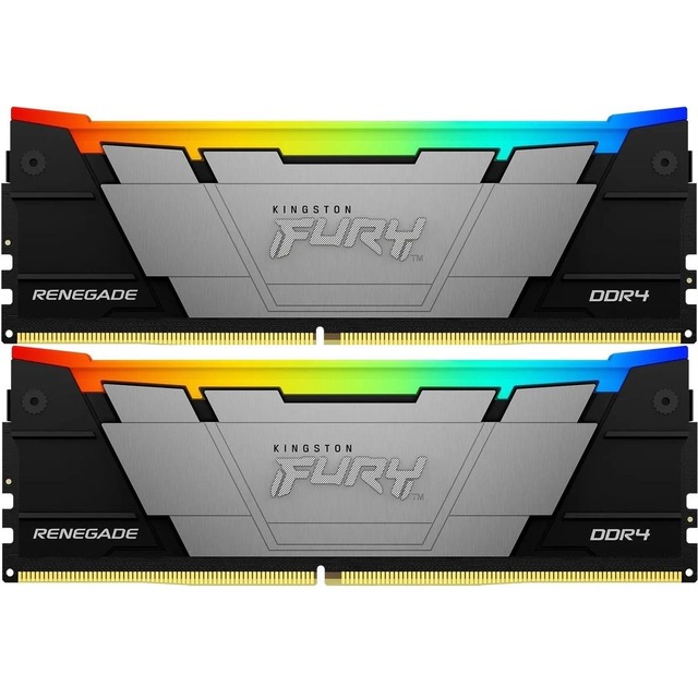 Память DDR4 2x32GB 3600MHz Kingston KF436C18RB2AK2 / 64 Fury Renegade RGB RTL PC4-28800 CL18 DIMM 288-pin 1.35В dual rank Ret