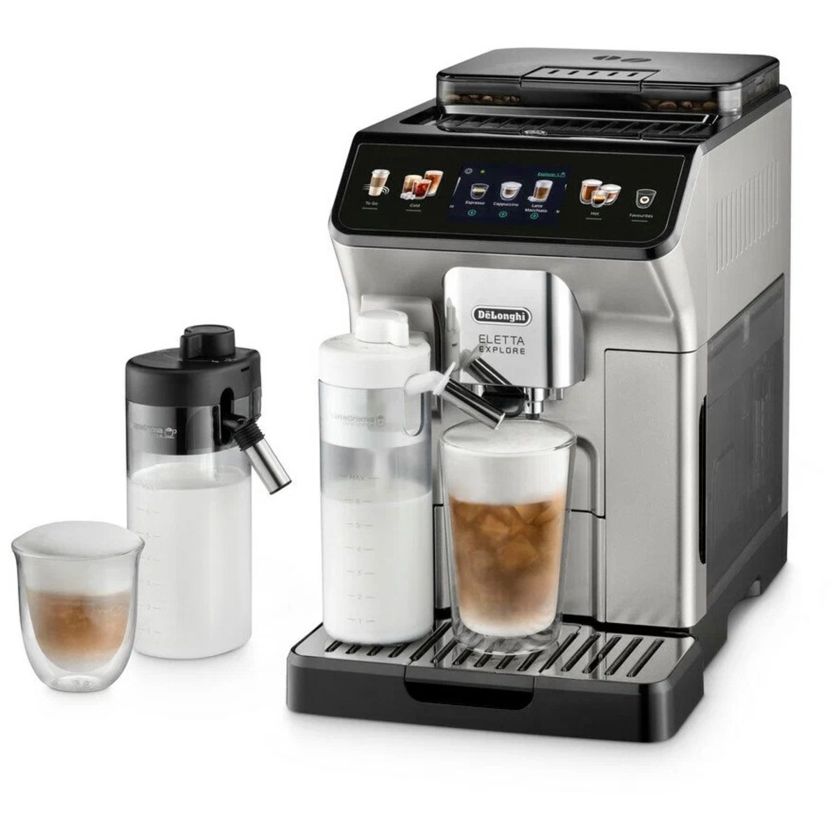 Кофемашина DeLonghi Eletta Explore ECAM450.55 S (Цвет: Silver / Black)