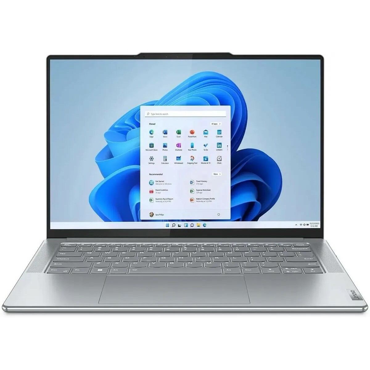 Ноутбук Lenovo Yoga Slim 7 14APU8 (Ryzen 5 7640S 4.3Ghz / 16Gb LPDDR5x / SSD512Gb / AMD Radeon 760M / 14.5