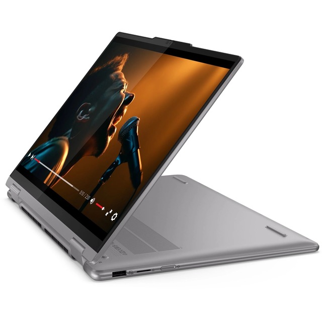 Ноутбук Lenovo Yoga 7 14AHP9 (Ryzen 5 8640HS 16Gb SSD1Tb AMD Radeon 760M 14 IPS Touch WUXGA (1920x1200) Windows 11 Home dk.grey WiFi BT Cam Bag)