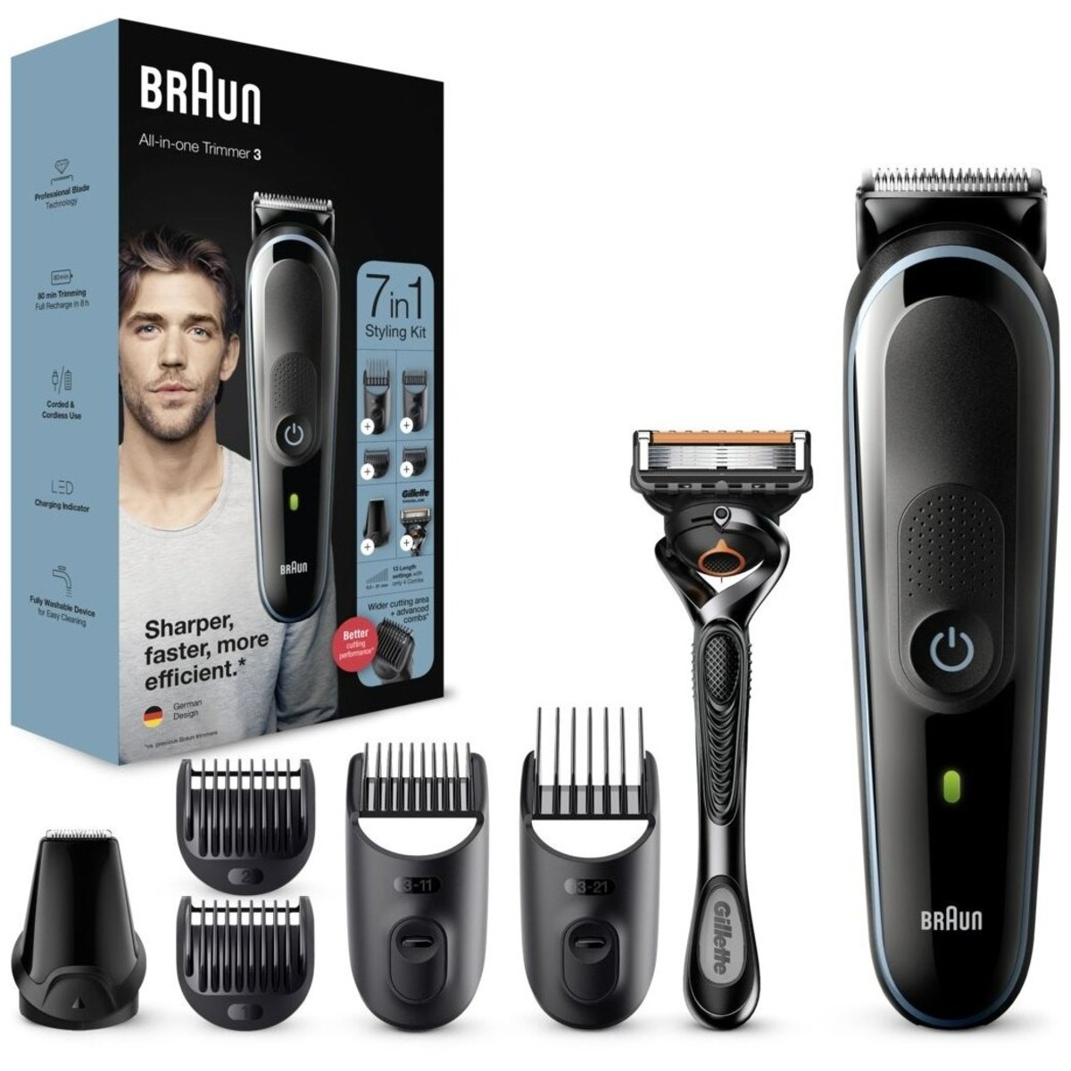 Триммер Braun MGK 3345 (Цвет: Black)