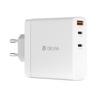 СЗУ Devia PD 140W 2C+A GaN Charger, белый