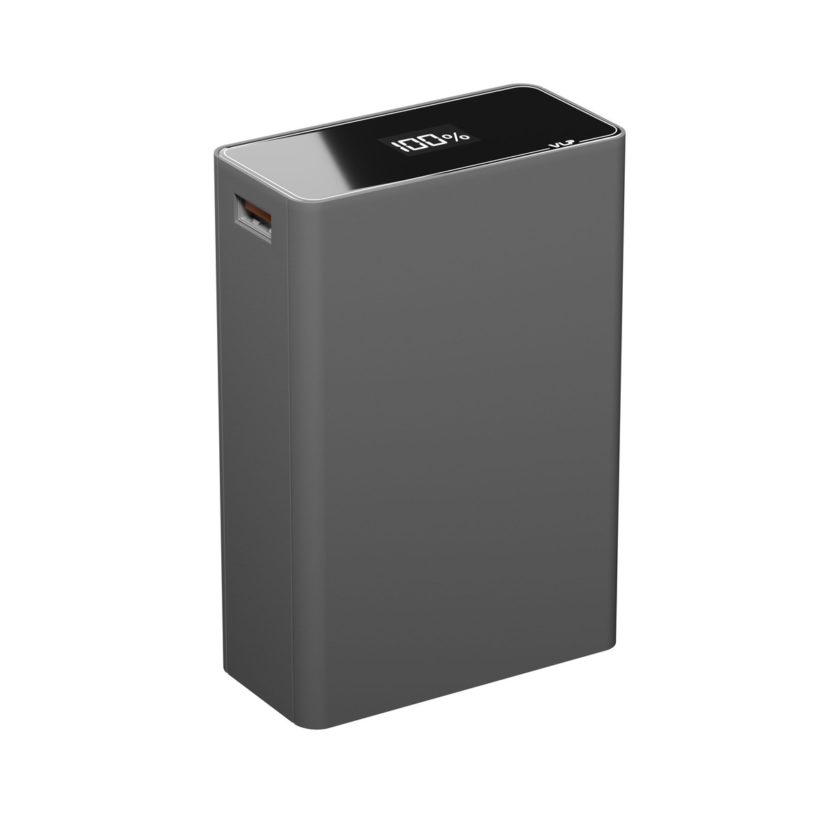 Аккумулятор внешний VLP B-Energy 20000 mAh 65W, USB-C, USB-A, серый