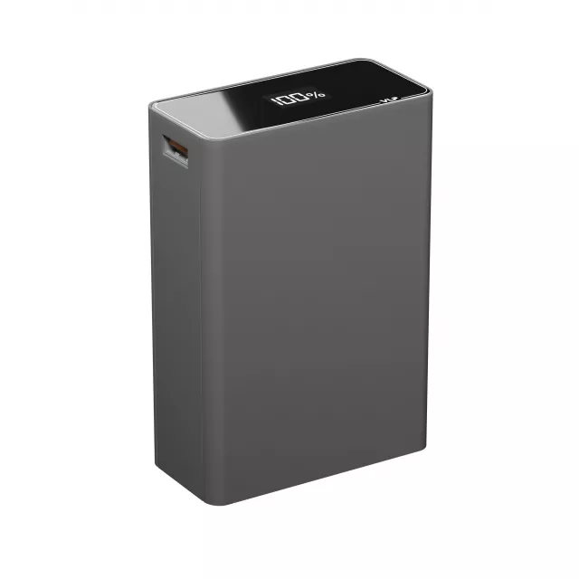 Аккумулятор внешний VLP B-Energy 20000 mAh 65W, USB-C, USB-A, серый