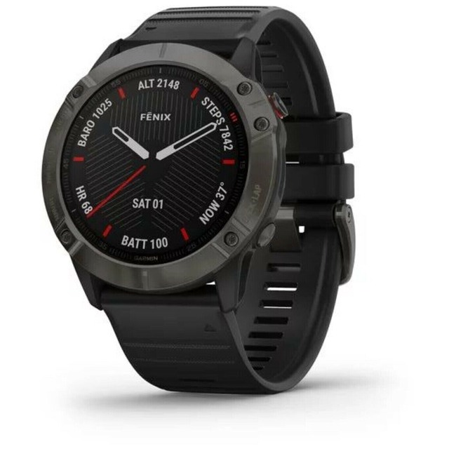 Умные часы Garmin Fenix 6X Sapphire (Цвет: Carbon Gray)