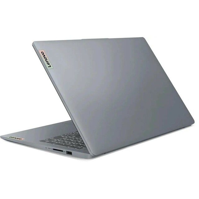 Ноутбук Lenovo IdeaPad Slim 3 15IAH8 (Intel Core i5 12450H 2Ghz/8Gb LPDDR5/SSD 512Gb/Intel UHD Graphics/15.6 /IPS/FHD (1920x1080)/noOS/grey/WiFi/BT/Cam) 