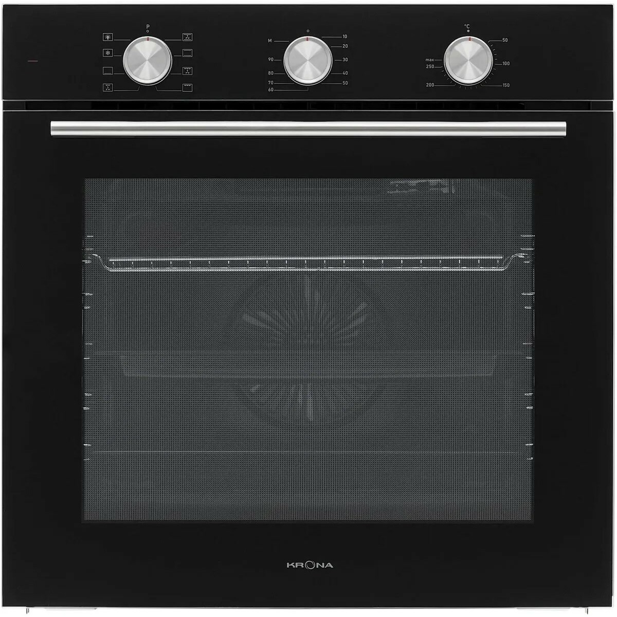 Духовой шкаф Krona BIRNE 60 BL, черный