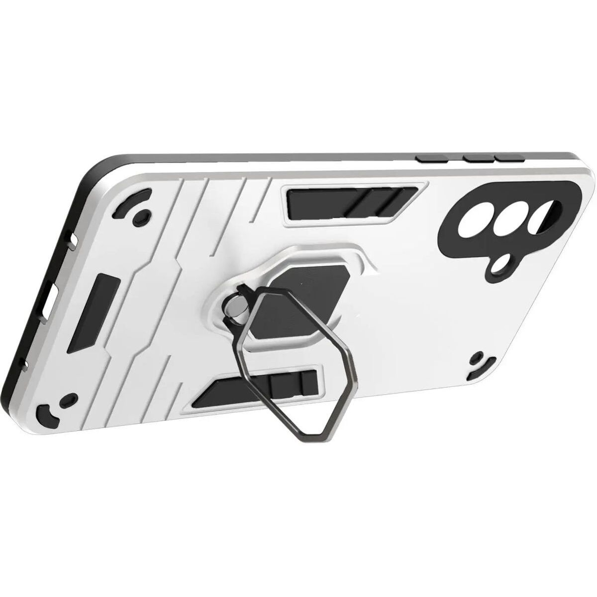 Чехол-накладка Borasco Anti-Shock Case для смартфона Samsung Galaxy A57, серебристый