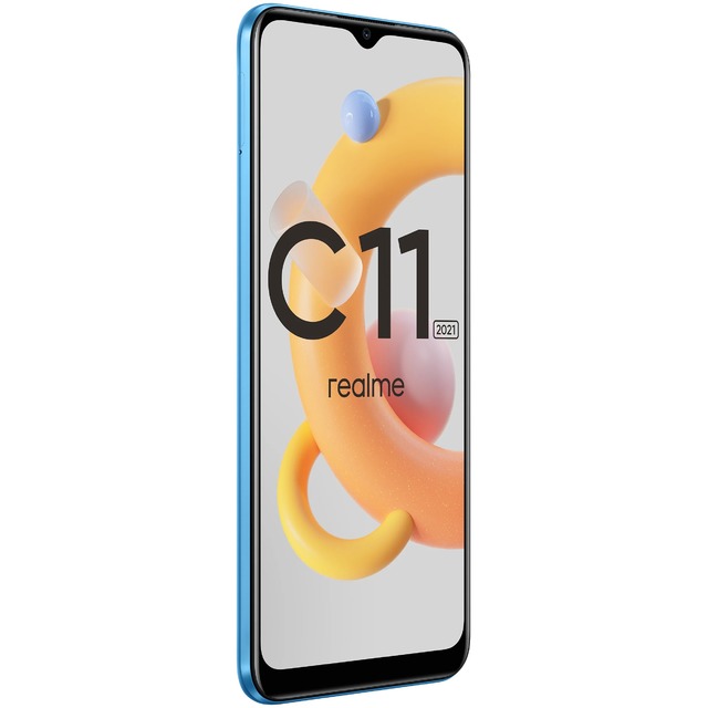 Смартфон realme C11 2021 2/32Gb (NFC) (Цвет: Cool Blue)
