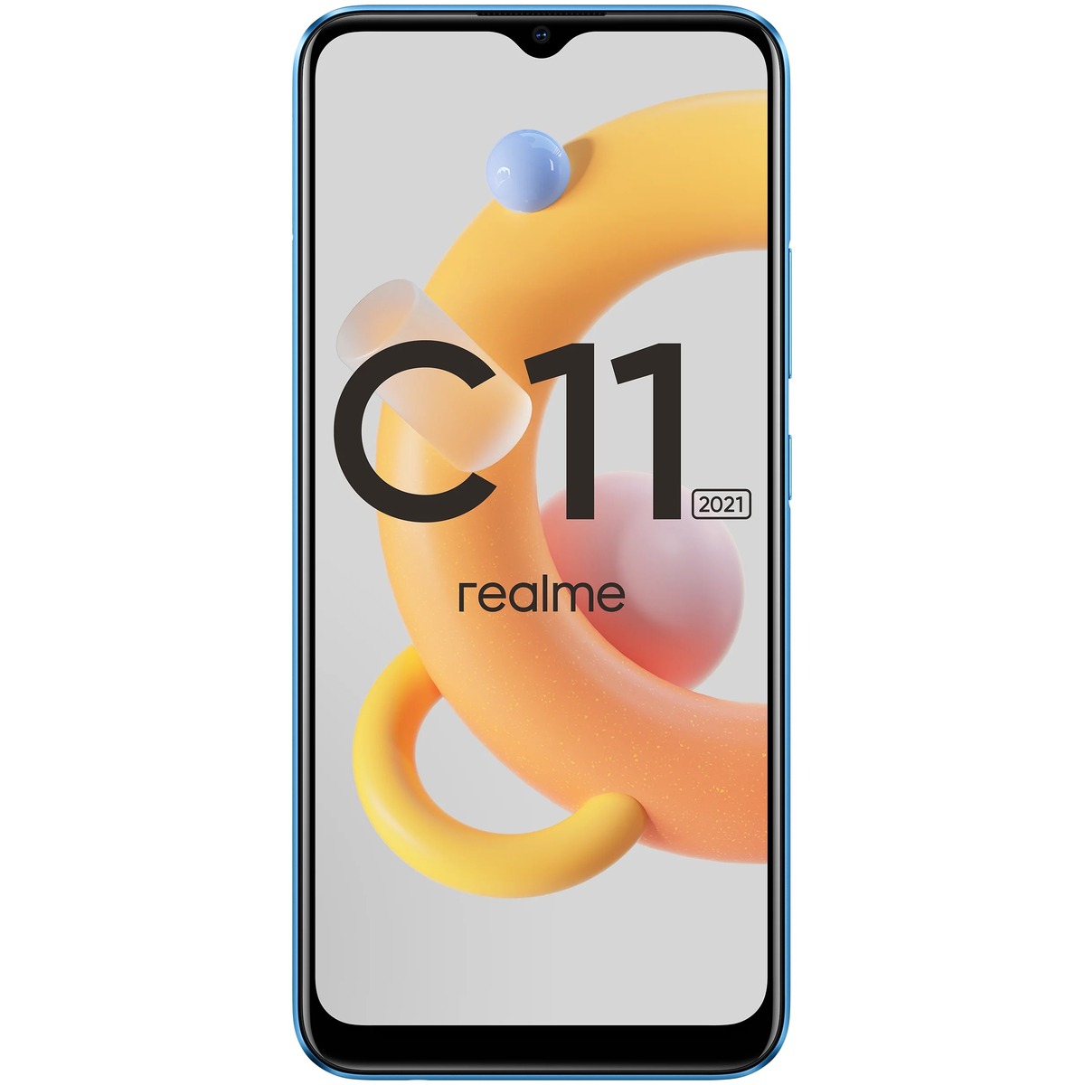 Смартфон realme C11 2021 2 / 32Gb (NFC) (Цвет: Cool Blue)