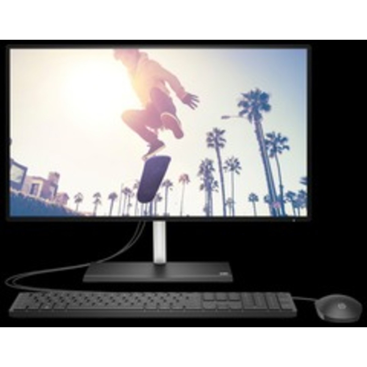 Моноблок HP 24-cb1017nh (Intel core i5-1235U  /  8Gb  /  SSD512Gb  /  NVIDIA GeForce MX450  /  DOS  /  Black)