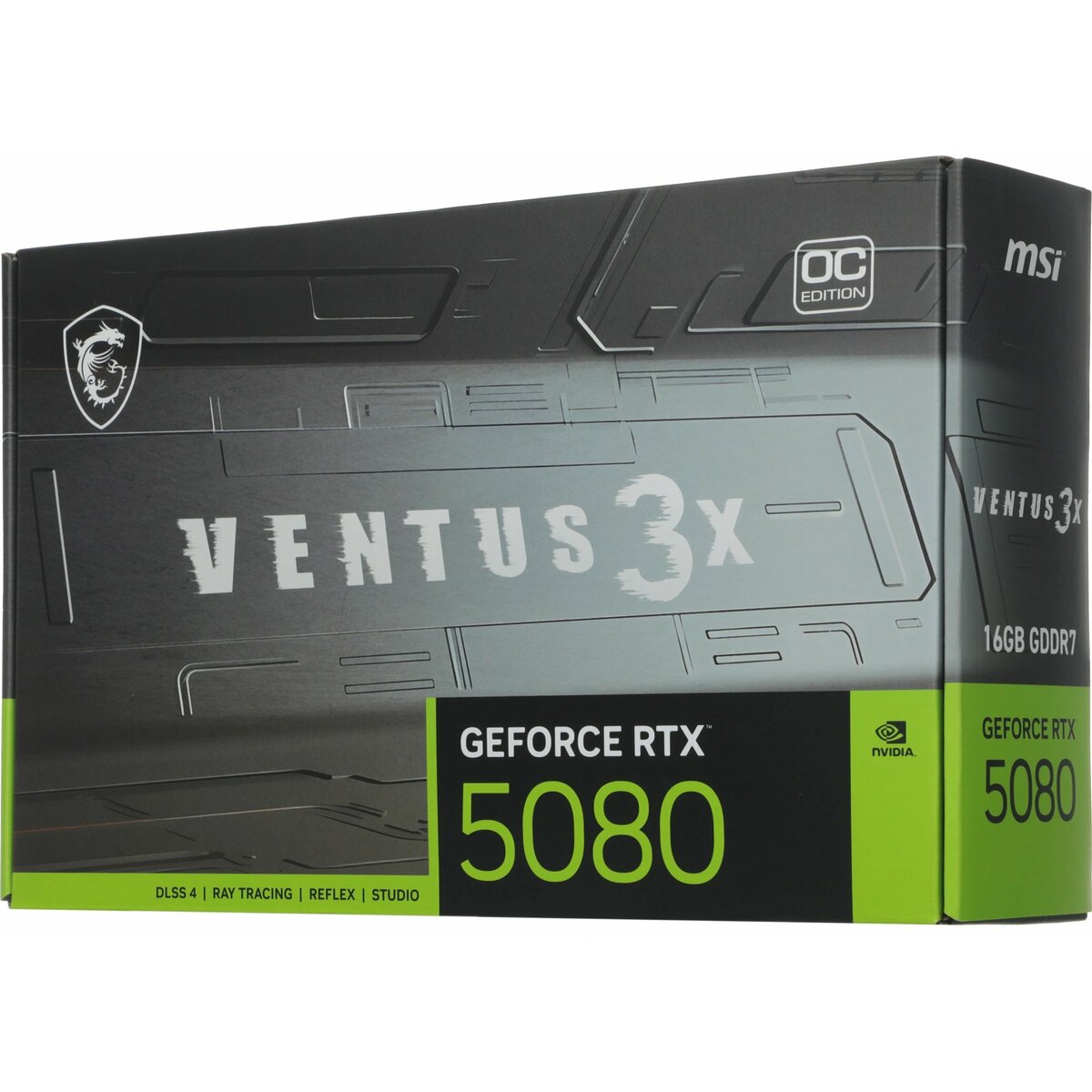 Видеокарта MSI GeForce RTX 5080 16G VENTUS 3X OC (G5080-16V3C)