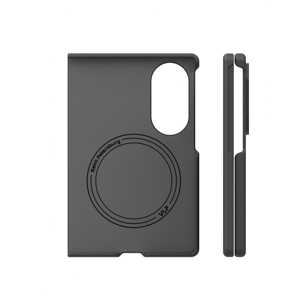 Чехол-накладка VLP Nera Case с MagSafe для Samsung Galaxy Z Fold 8, черный