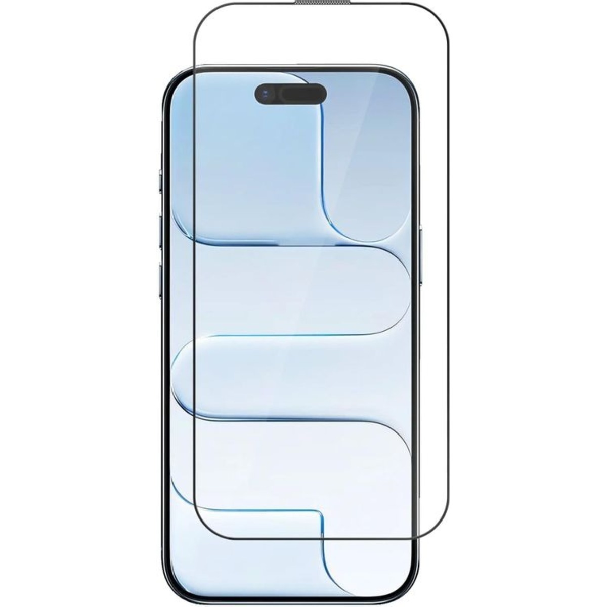 Защитное стекло Borasco Full Glue для iPhone 17 Air, черный