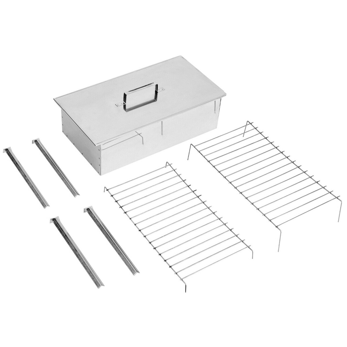 Коптильня двухъярусная PALISAD Camping 500x270x175 мм (Цвет: Inox)
