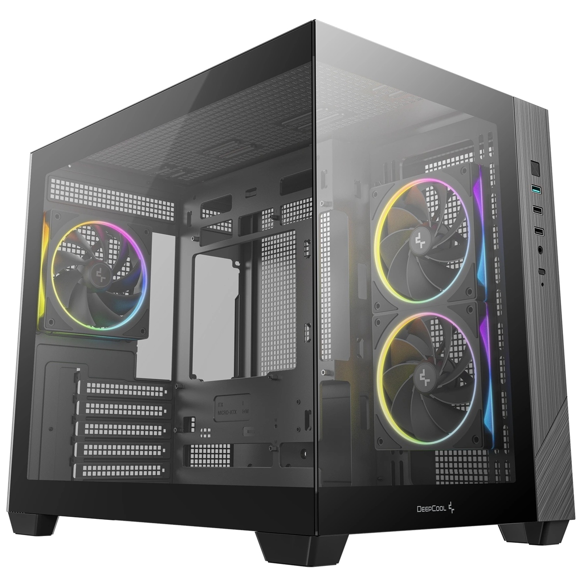 Корпус Deepcool CG330 MESH 3F, черный