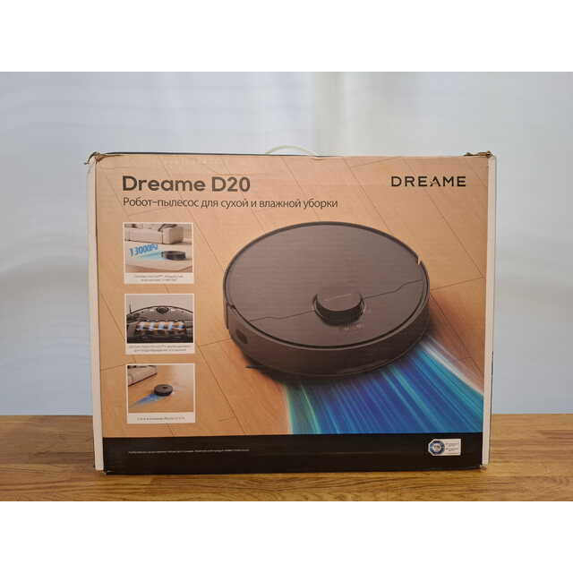 Робот-пылесос Dreame D20, черный Робот-пылесос Dreame D20, черный