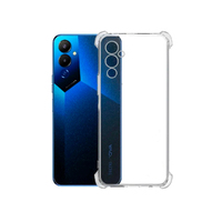 Чехол-накладка Borasco Bumper Case для смартфона Tecno Pova 4 (Цвет: Clear)