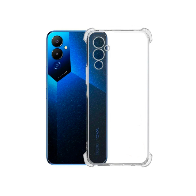 Чехол-накладка Borasco Bumper Case для смартфона Tecno Pova 4 (Цвет: Clear)