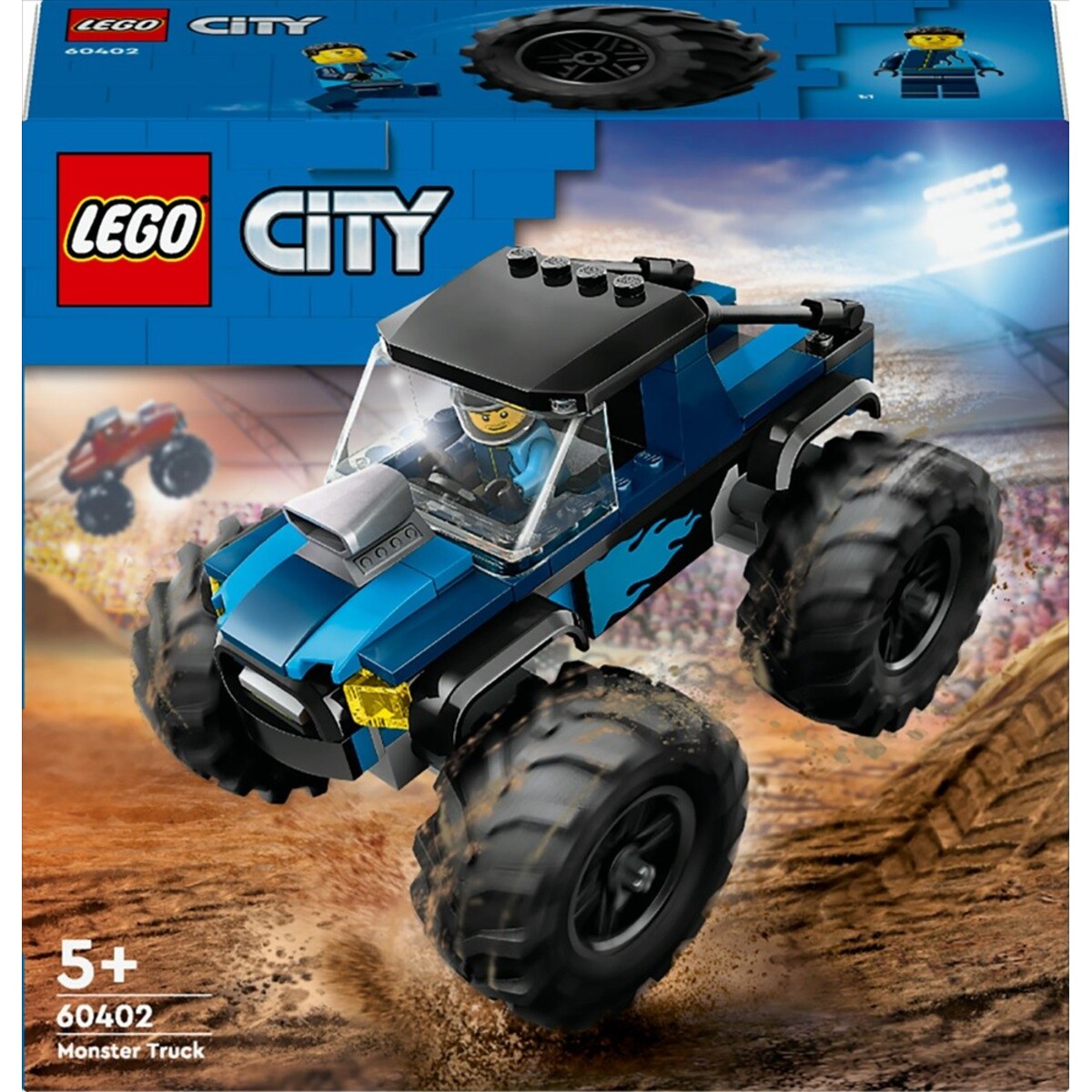 Конструктор LEGO City 60402 Синий Монстр-Трак