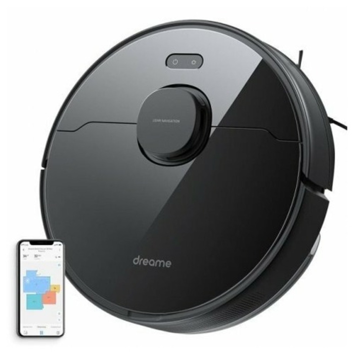 Робот-пылесос Dreame Bot Robot Vacuum and Mop D9 Max, черный