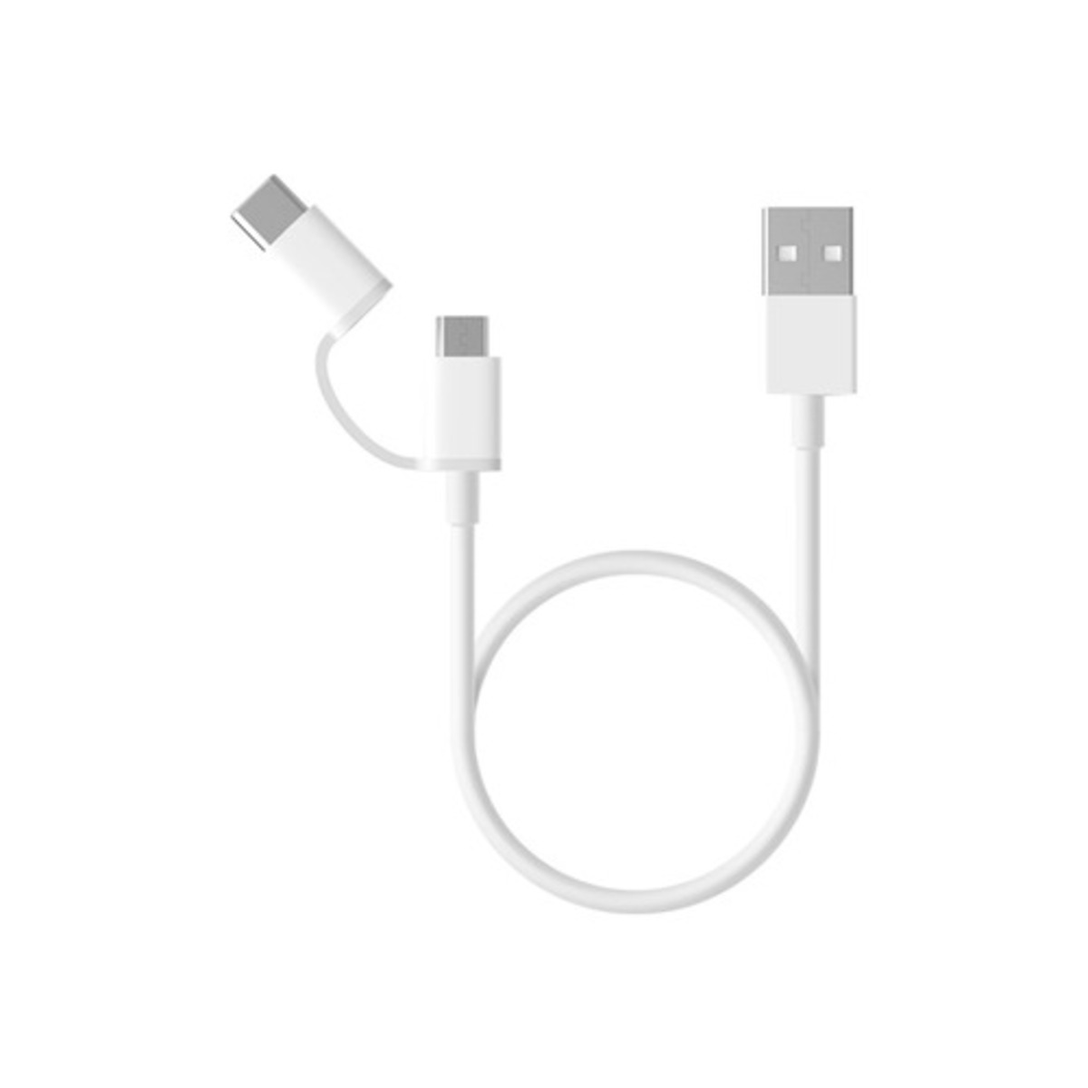 Кабель Mi 2-in-1 USB Cable Micro-USB to Type C 30см SJX02ZM (SJV4083TY)