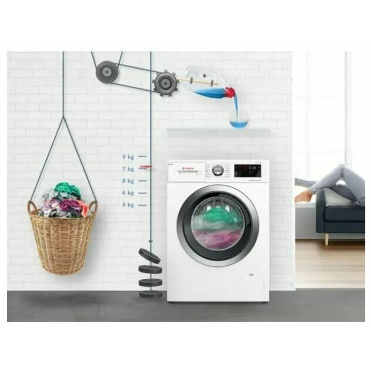 Стиральная машина Bosch WAV28K90ME, белый